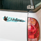 Belgische herder - Malinois Bumpersticker (Op Truck)