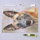 Belgische Herder Malinois Hond Tissuepapier (Craft)