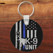 Belgische herder - Malinois - K9 Eenheid Sleutelhanger (Voorkant)