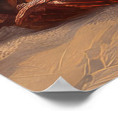 Belgische Herder Sneeuwslee Kerstdecoratie Poster (Hoek)