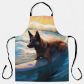 Belgische Herdershond Branding Schilderen Schort (Voorkant)