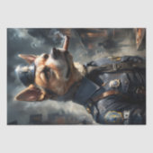 Belgische herdershond - Decoupage - Tissuepapier (Voorkant)