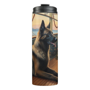 Belgische Herdershond Kerst Cruise: Pawsome Vakant Thermosbeker