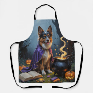 Belgische Herdershond Whimsical Halloween Schilder Schort