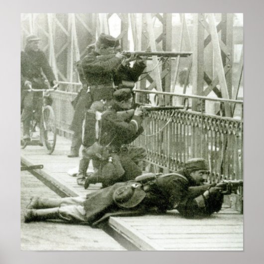 Belgische infanterie poster (Voorkant)