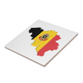Belgische kaart tegeltje (Zijkant)