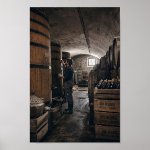 Belgische Lambic-kelderambachtsrituelposter Poster