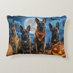 Belgische Malinoi Halloween Spoken Accent Kussen