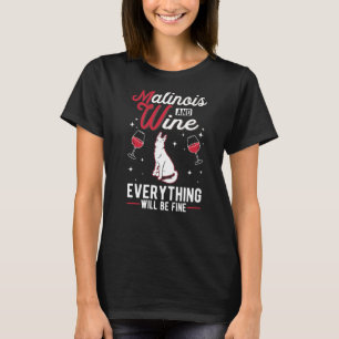 Belgische malinoïden en wijnbouwers, herderschapen t-shirt