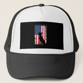 Belgische Malinois Amerikaanse vlag Trucker Pet