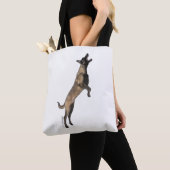 Belgische Malinois Canvas tas (Dichtbij)