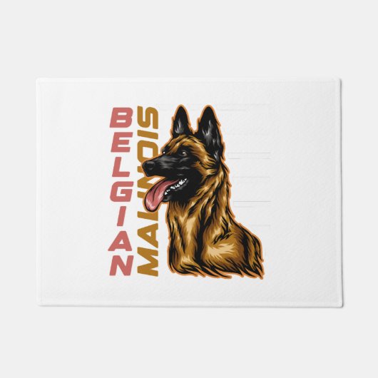 Belgische Malinois Deurmat (Voorkant)