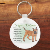 Belgische Malinois Gifts Sleutelhanger (Voorkant)