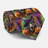 Belgische Malinois Halloween Stropdas (Opgerold)