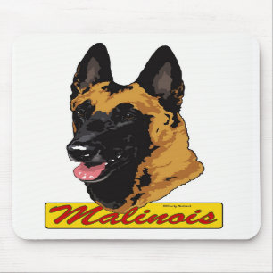 Belgische Malinois Head mousepad Muismat