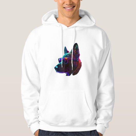 Belgische Malinois Honden Belgische Malinois Hoodie (Voorkant)