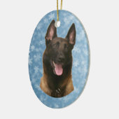 belgische malinois keramisch ornament (Links)