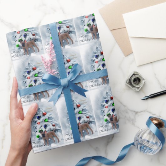 Belgische Malinois kerst Cadeaupapier (Geschenken)