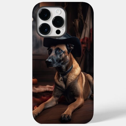Belgische Malinois Pumpkins Halloween Scary Case-Mate iPhone Case (Achterkant)