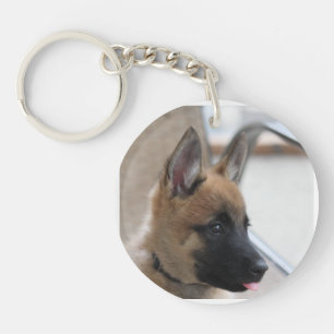 Belgische Malinois Puppy Sleutelhanger