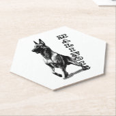 Belgische Malinois zijn de beste Kartonnen Onderzetters (Schuin)