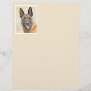 Belgische Malinoisschildering - Kute Original Dog