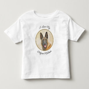 Belgische Malinoisschildering - Kute Original Dog Kinder Shirts