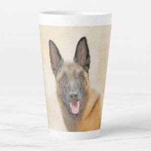 Belgische Malinoisschildering - Kute Original Dog Latte Mok