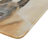 Belgische Malinoisschildering - Kute Original Dog  Snijplank (Hoek)