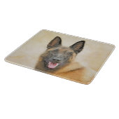 Belgische Malinoisschildering - Kute Original Dog  Snijplank (Hoek)