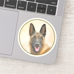 Belgische Malinoisschildering - Kute Original Dog  Sticker