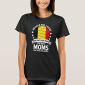 Belgische mama België Moederdag mama Belgium Ameri T-shirt (Voorkant)