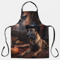 Belgische Mechelse Herder Pompoenen Halloween Grie