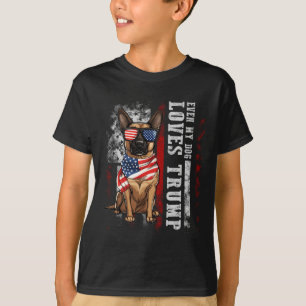 Belgische Mechelse Hond Houdt Van Trump Grappig T-shirt