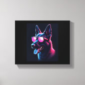 Belgische Mechelse Honden Belgisch Mechelaar T-shi Canvas Afdruk (Voorkant)