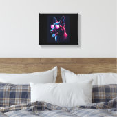 Belgische Mechelse Honden Belgisch Mechelaar T-shi Canvas Afdruk (Insitu (Slaapkamer))