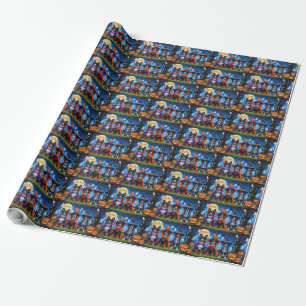 Belgische Mechelse Honden Pompoen Halloween Grappi Cadeaupapier