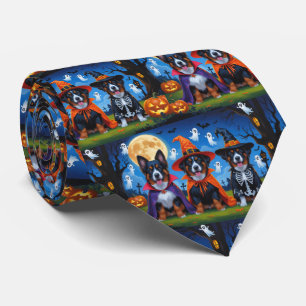 Belgische Mechelse Honden Pompoen Halloween Grappi Stropdas