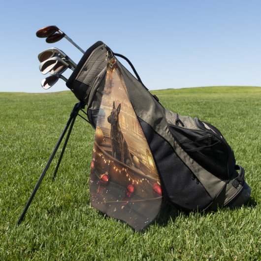 Belgische Mechelse Kerstreis Golfhanddoek (Groen)