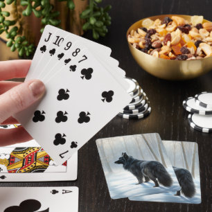 Belgische Schaapshond Laat het Sneeuwen Kerstmis Pokerkaarten