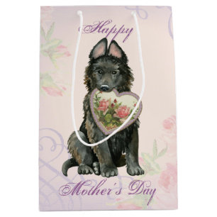 Belgische Sheepdog Heart mama Medium Cadeauzakje