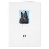 Belgische Sheepdog-schildering - Cute Original Dog (Achterkant)