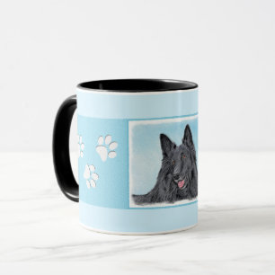 Belgische Sheepdog-schildering - Cute Original Dog Mok