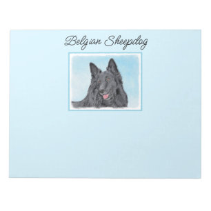 Belgische Sheepdog-schildering - Cute Original Dog Notitieblok