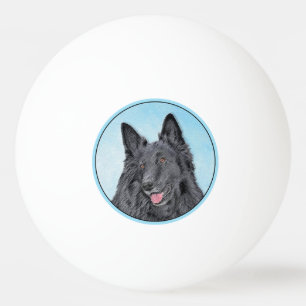 Belgische Sheepdog-schildering - Cute Original Dog Pingpongballen