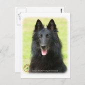 Belgische Shepherd Dog 9M031D-24 Briefkaart (Voorkant / Achterkant)