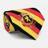 Belgische Stropdassen, mode Belgische vlag Stropdas (Opgerold)