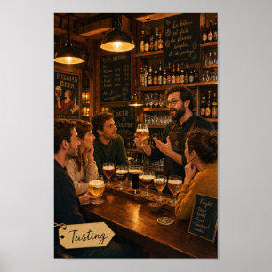 Belgische Taverne Proeverij Poster