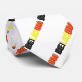 Belgische tekstvlag stropdas (Opgerold)