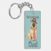 Belgische Tervuren Dad Sleutelhanger (Voorkant Links)